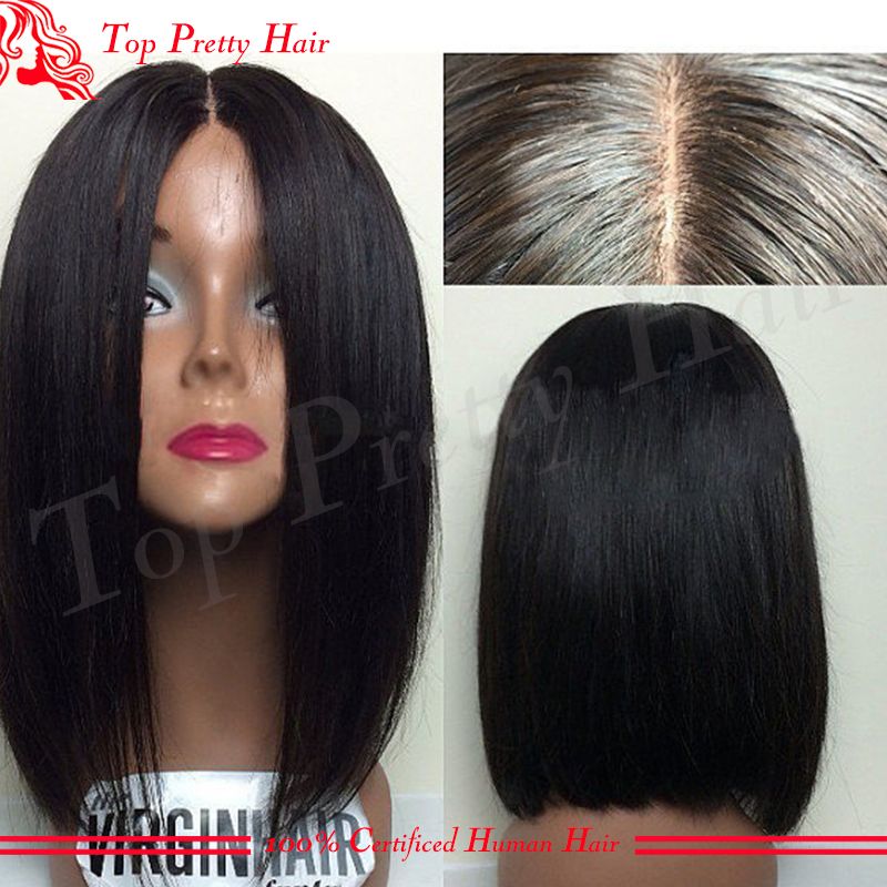 Cheap Silk Base Full Lace Wigs Short Bob Lace Front Wigs Glueless