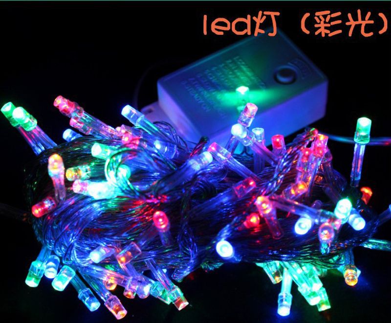 Led String Lights Wedding Decorations Party Indoor Festival 10m Led Colorful String Lights 220v ...