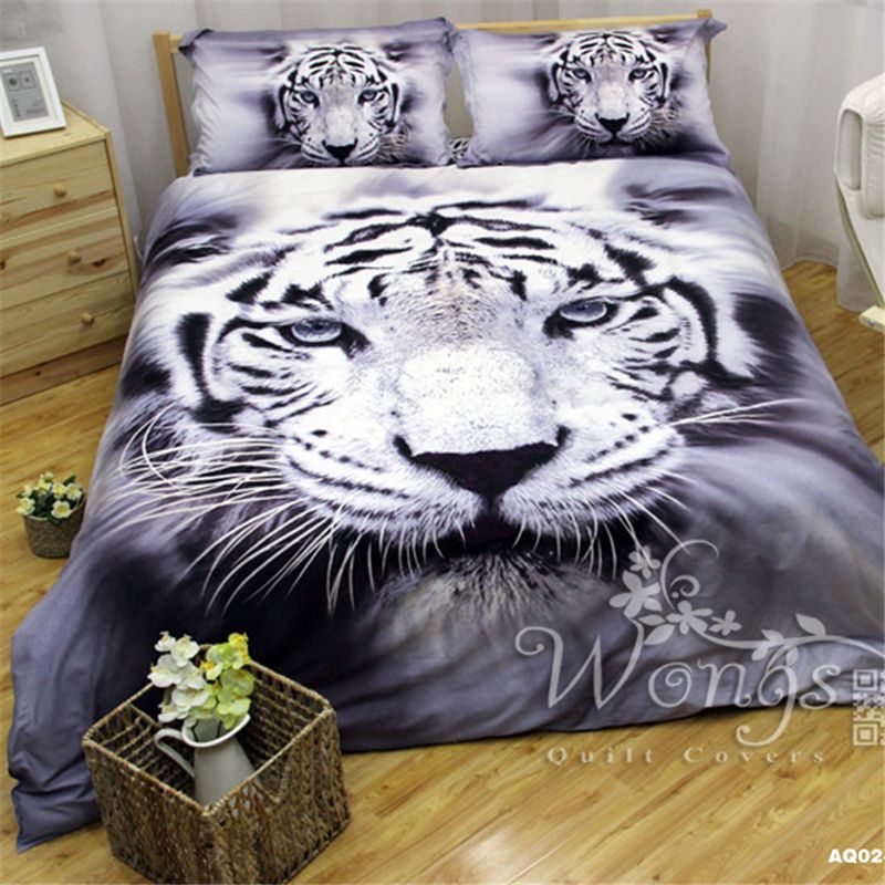 white tiger pattern cotton bedding sets great duvet cover white tiger pattern cotton bedding sets great duvet cover