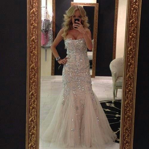 mermaid sequin bridal gowns