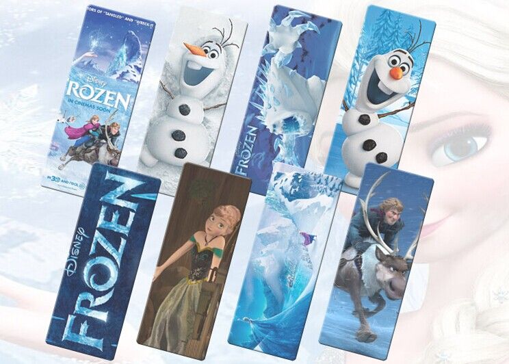 Ljp601 Frozen Bookmarks Elsa Ana Olaf 3d Toys Kids Learning Educational ...