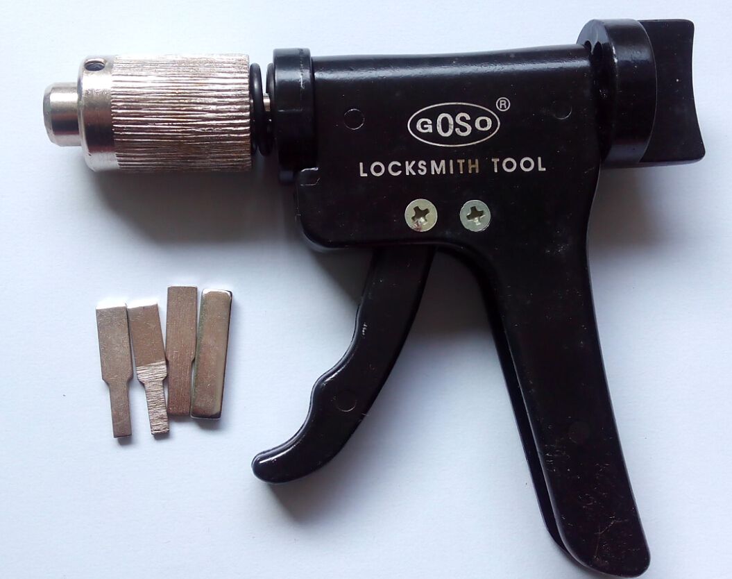 Locksmith Tool Goso/Jssy Lock Pick Gun Advanced Plug Spinner With 4 Pin