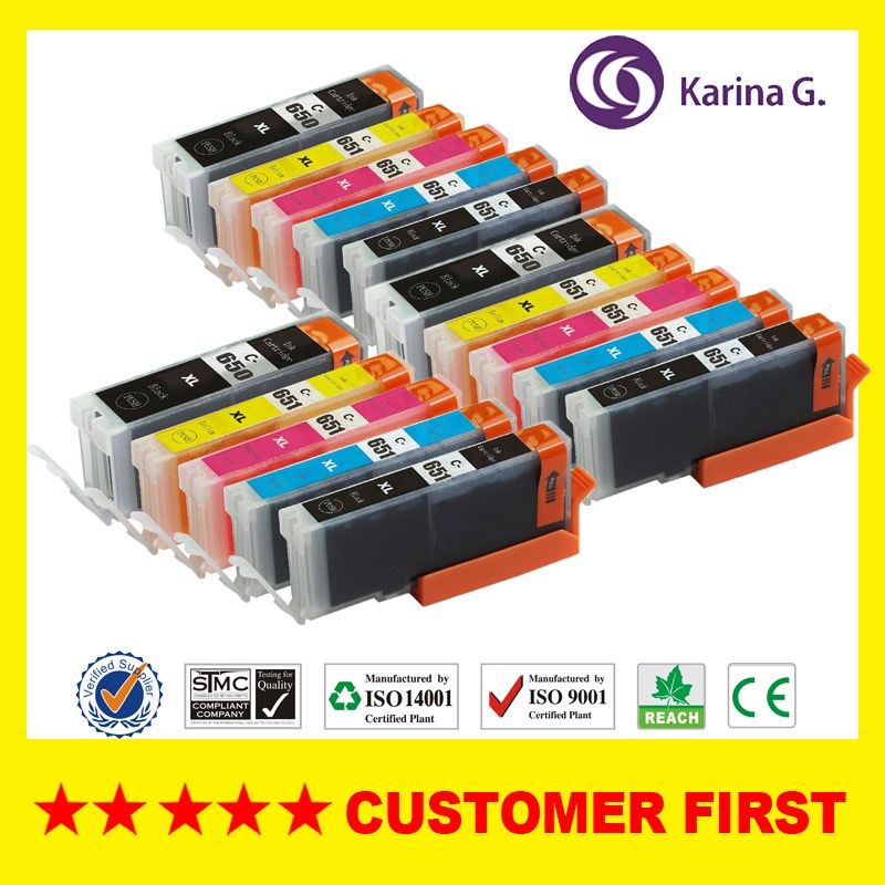 2017 15 For Canon Generic Ink Cartridge Cli 651 Pgi 650 Pixma Mx726
