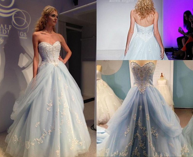 ice blue ball gown
