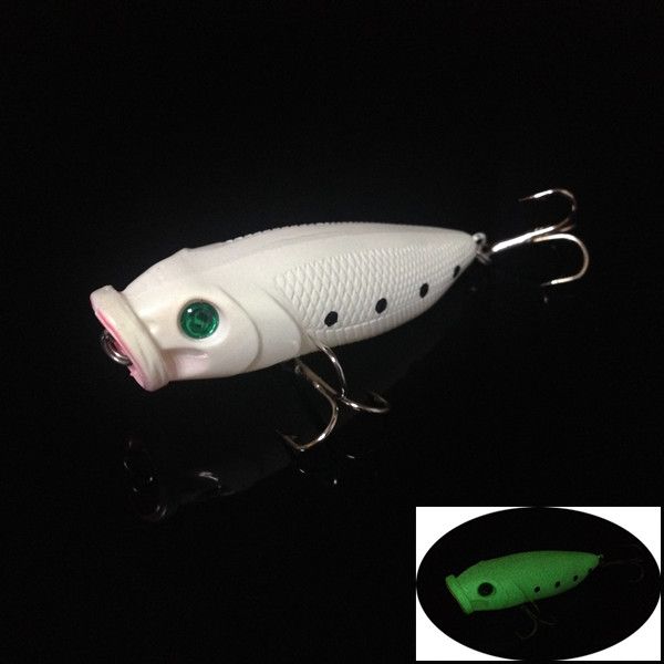Fishing Lure Green Eye 3d Luminous Night Bait Minnow Lures Hard Bait