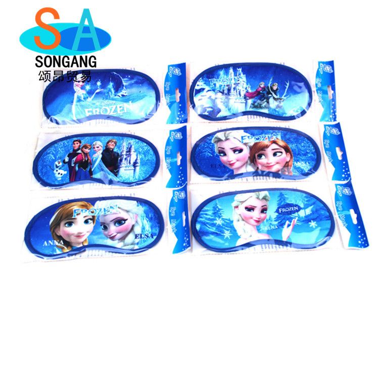 Frozen Elsa Anna Eye Patch Mask Sleeping Blindfold Travel Shade Padded Sleep Aid Eye Cover