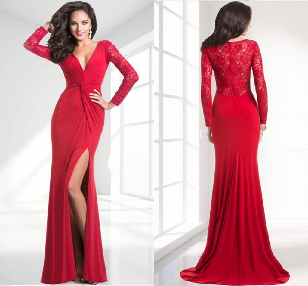 nordstrom red prom dress