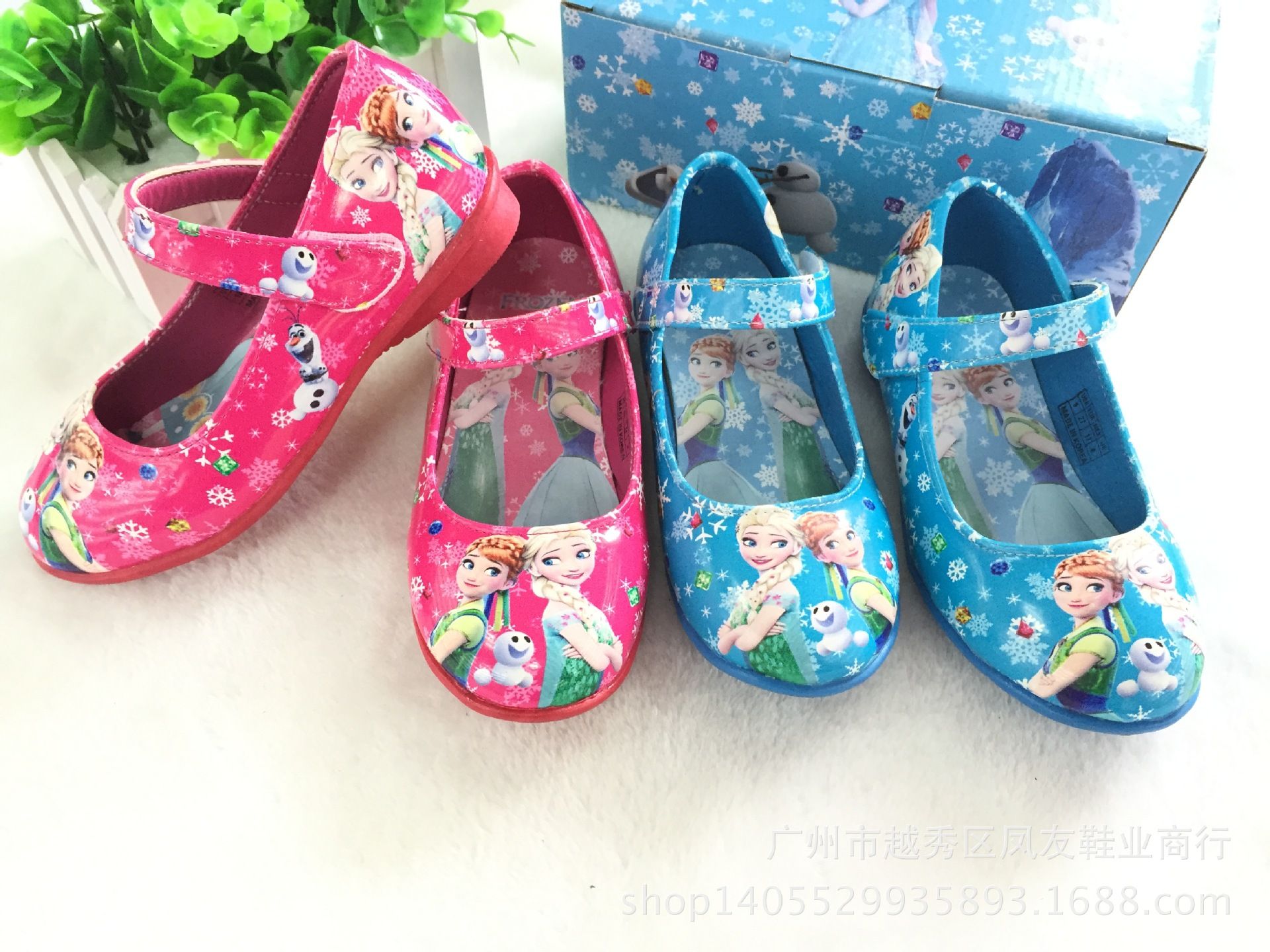 2017 2015 Frozen Fever Shoe Waterproof Casual Shoes Elsa Anna Olaf