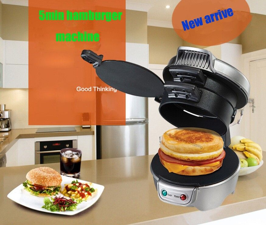 2017 Breakfast Sandwich Maker Pizza Hamburger Grill Bbq Patty Maker