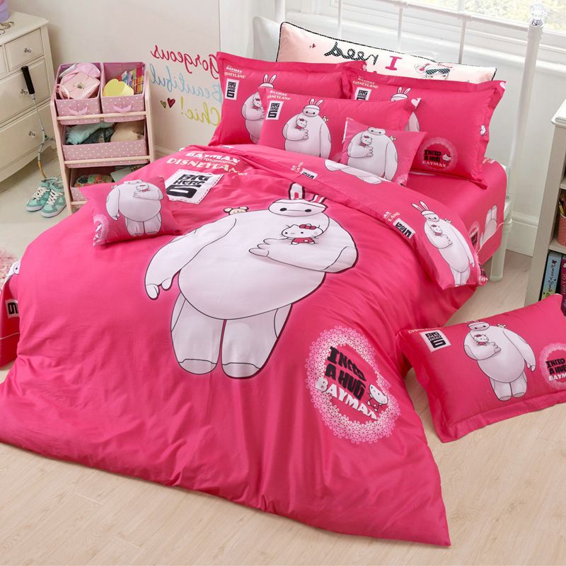 Dhlchildren Bedding Set Big Hero 6 Baymax Kids Bedding100 Cotton