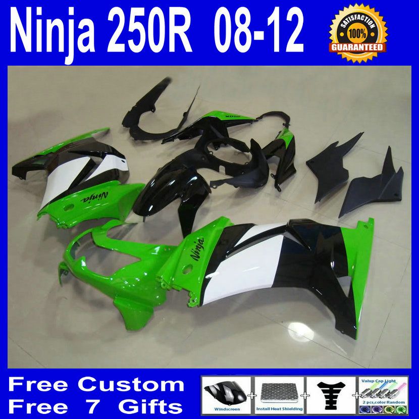 Fairing Kit Kawasaki Ninja 250r Ex 250 2008 2009 2010 2011 Ex250 08 09