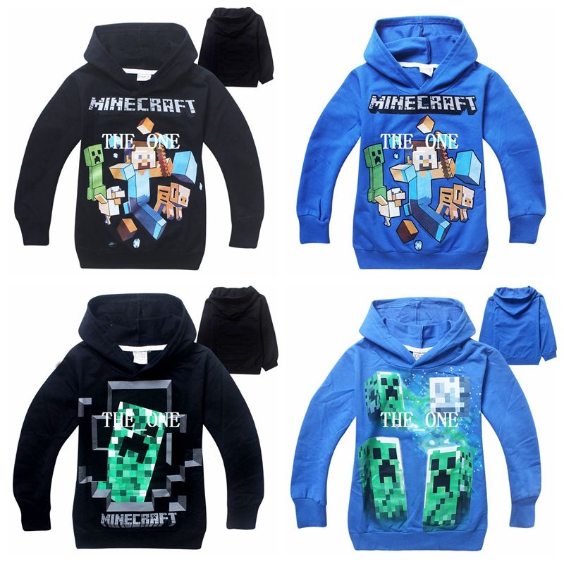Minecraft Hoodie Boys Minecraft Sweaters Boy Minecraft Hoody Children