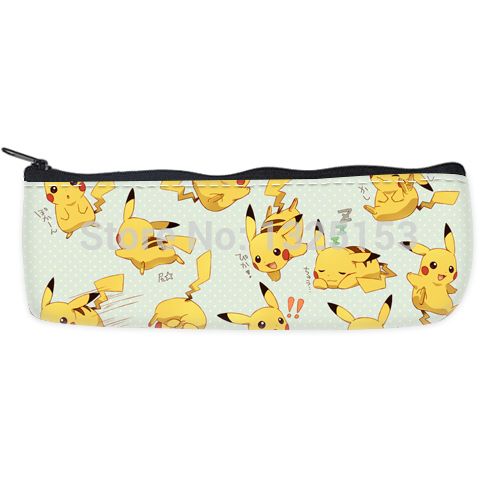 Pokemon Pikachu Custom Pencil Case Bag Small Pencil Pouch Color Pencil