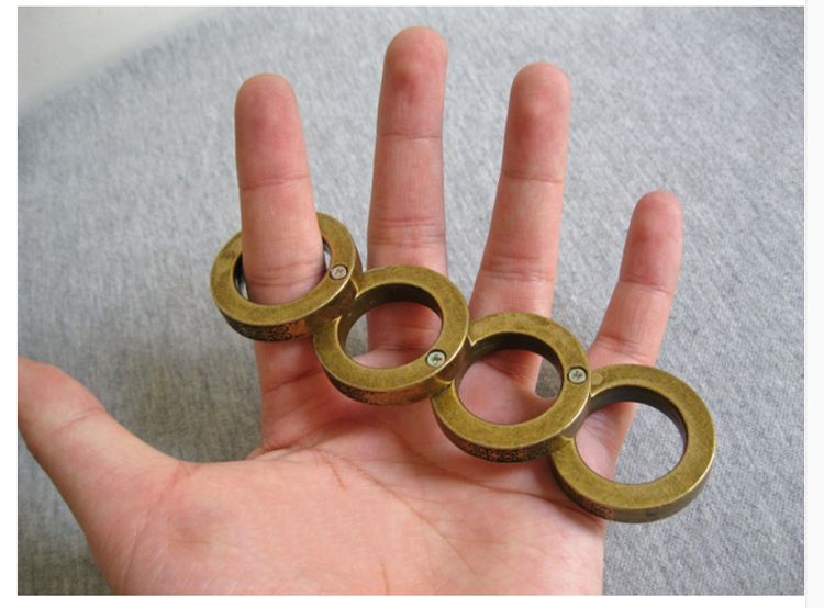 Wholesale New Knuckles Portable Outdoor Ring Adornment Self Defense Self Defense Tool Self