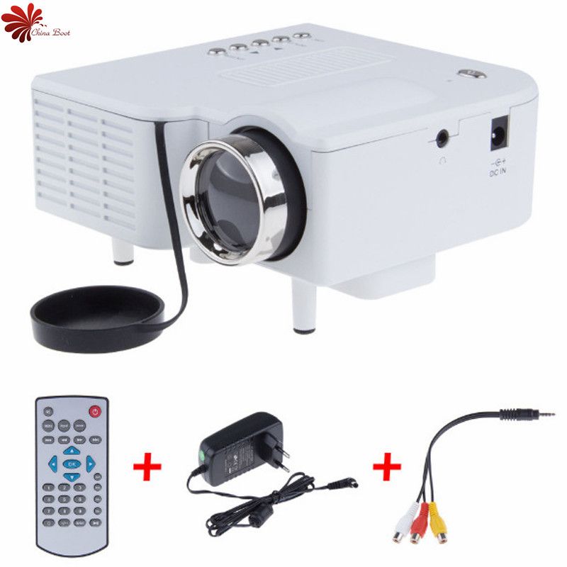 Uc28+ Led Mini Portable Home Theater Video Projector Connect Set Top