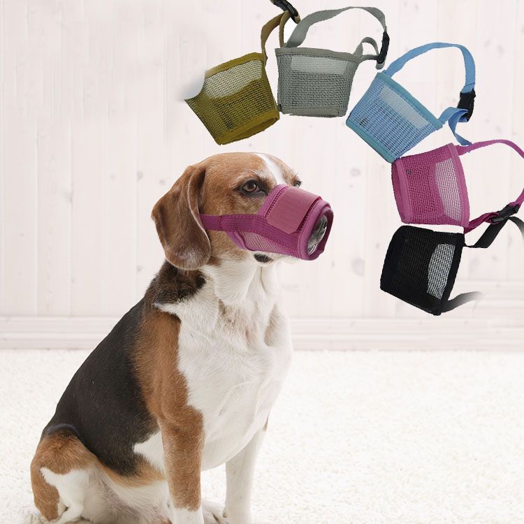 2017 Mesh Pet Dog Muzzle No Bite No Barking Puppy Dogs Mouch Cover