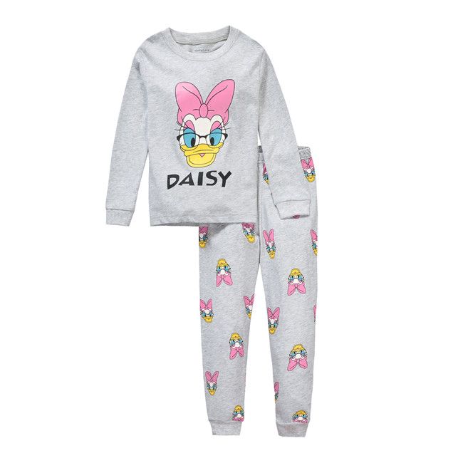 New Arrival Girls Clothing Donald Duck Pajamas Cartoon Longe Sleeve