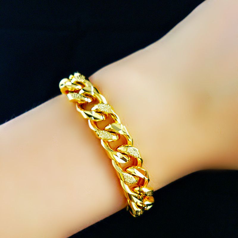 Mens Gold Bracelets Jewelry Hand Bracelet