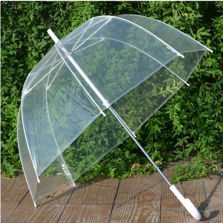 2017 Big Clear Cute Bubble Deep Dome Umbrella Gossip Girl Wind