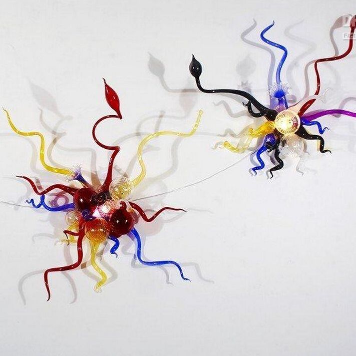 Hand Blown Glass Art Wall Sconce,Art Glass Wall Lamp ,Murano Glass Wall Sconce Future Gadgets