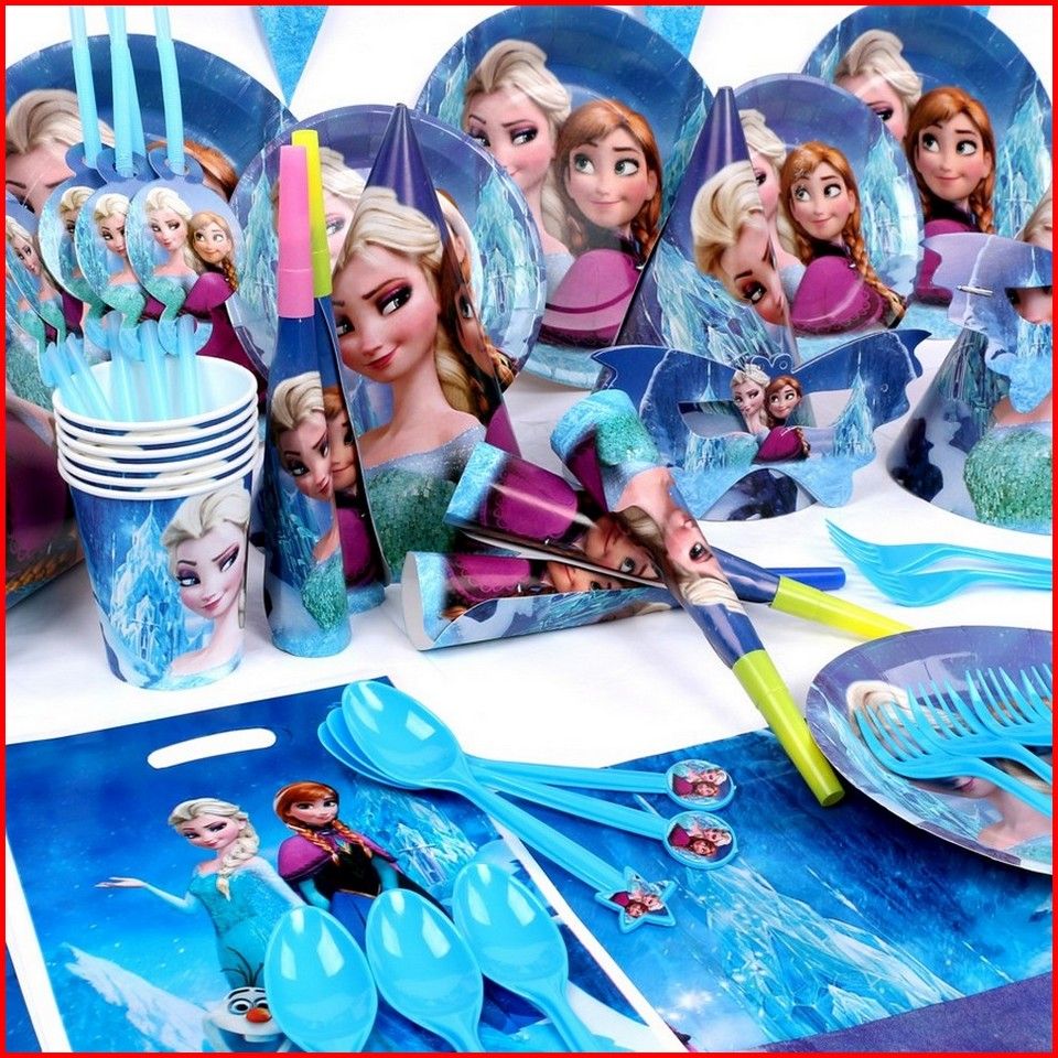 2017 Frozen Party Decorations Set Elsa Anna Frozen Theme Party Supplies
