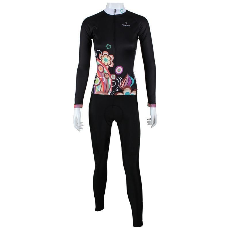 womens cycling jersey flower print design