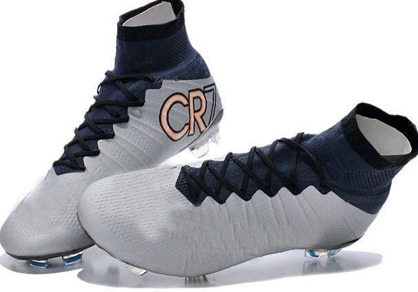 Best 2015 Newest Super Light Cristiano Ronaldo Cr7 High Cut Soccer Football Boots Shoes Cleats 