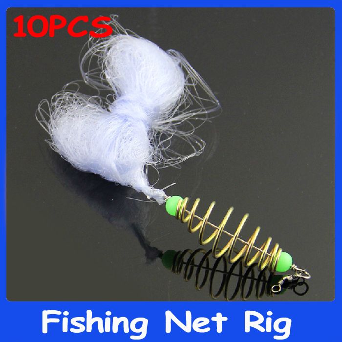 New Fishing Lure Pan Fish Fishing Net Rig With Luminous Bean For