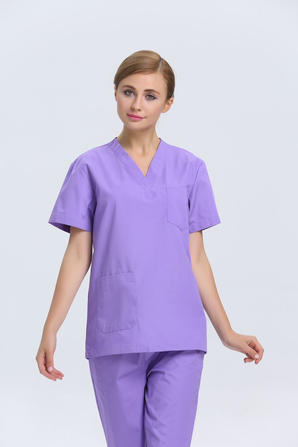 2015 Oem Scrub Sets Medical Uniforms Women Scrubs Cotton