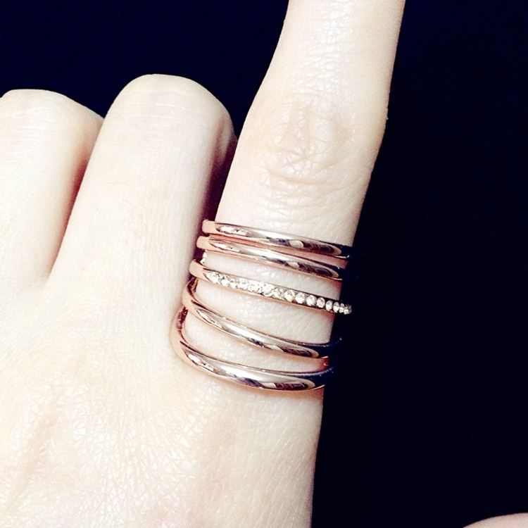 Korea Korean Fashion Sexy Female Multi Ring Width Index Finger Ring