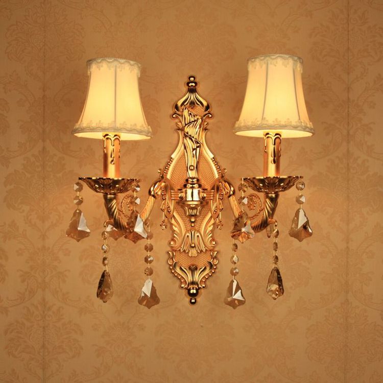 2017 Brass Candle Sconce Modern Mirror Light Bathroom Lamp Vintage Bedroom Wall Light Led Modern ...