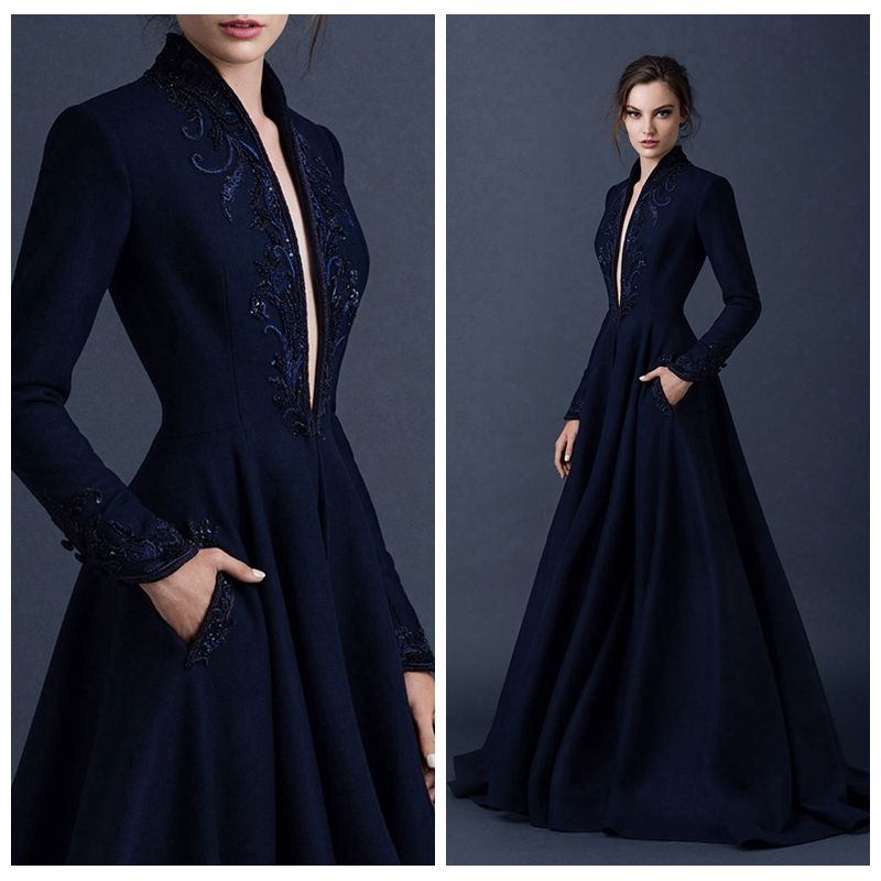 Wedding navy blue dresses