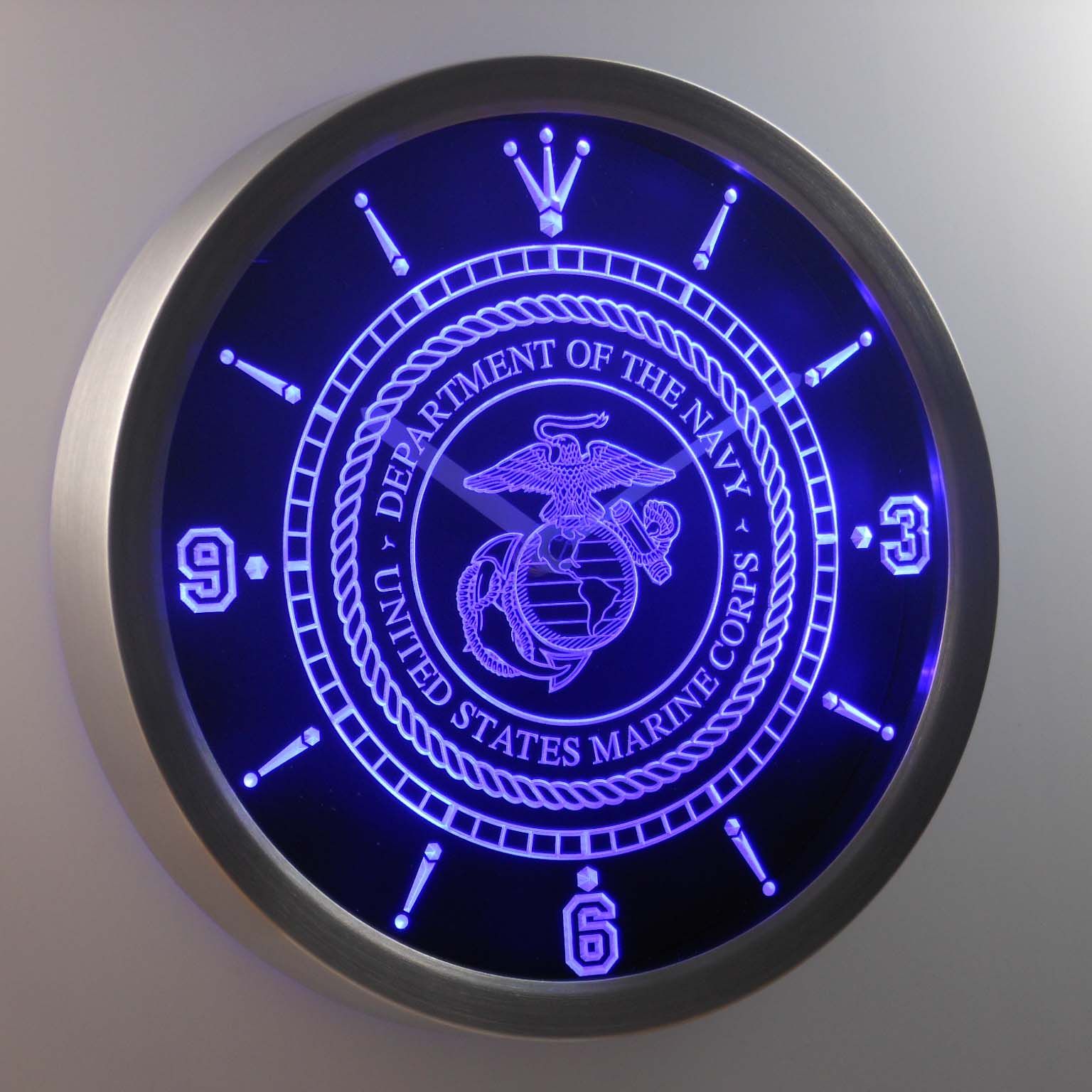 Nc0210 Us Marine Corp Military Luminova Neon Sign Bar Beer Decor Led