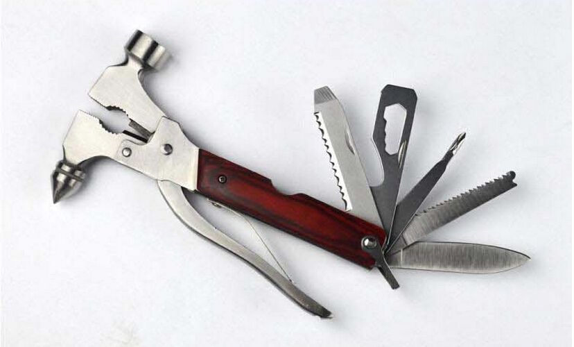 16 IN 1 Fire Safety Security Hammer Axe Essential Car Emergency Lifesaving Glass Hammer