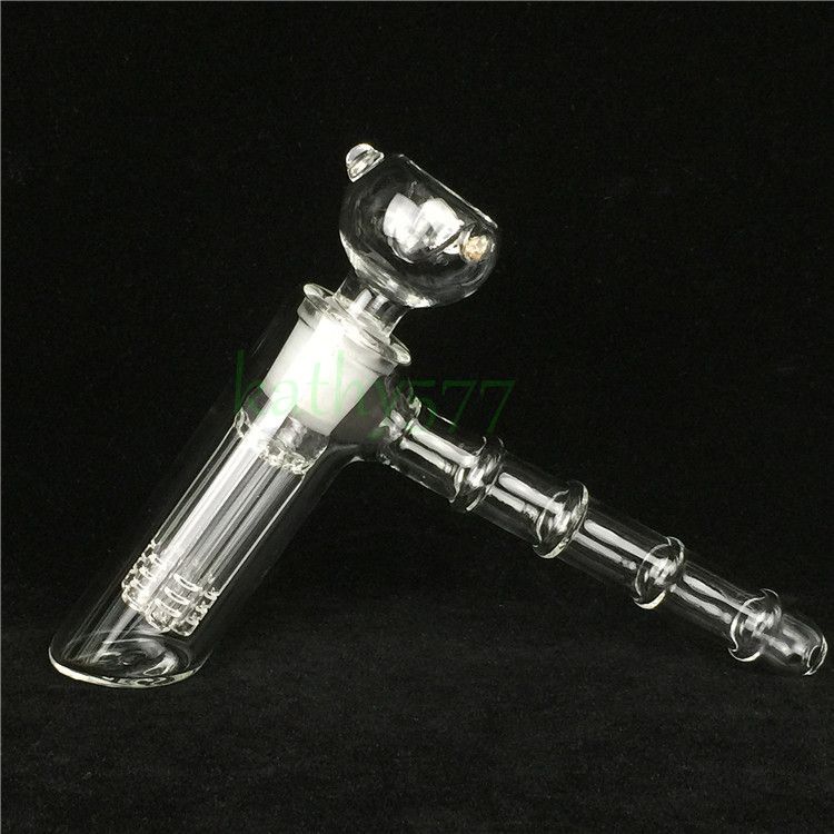 2017 2015 Glass Hammer 6arm Smoking Pipes Perc Glass Percolator Bubbler