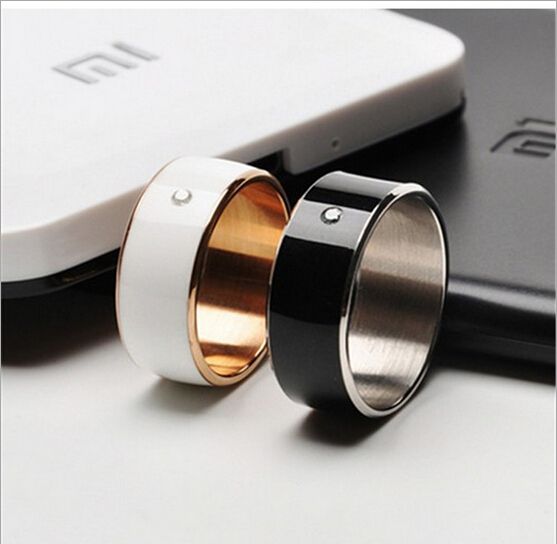 Smart Band Ring Jewelry Rings Bluetooth For Smart Cellphone Nfc Mens Black Rings Wearable Smart