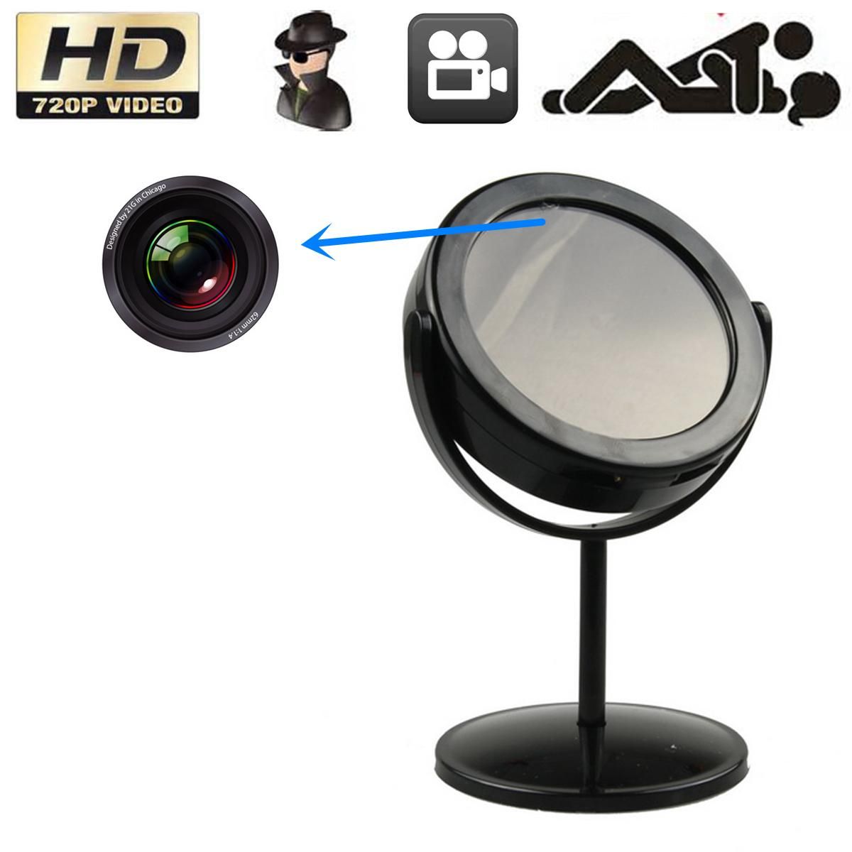 Home Mirror Spy Hidden Camera Video Recorder Motion Detection Hd Mini
