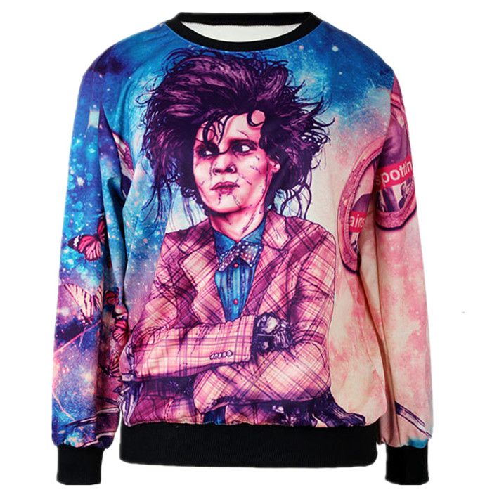 Wholesale - Women/ Men Juniors Sweatshirts People Print Cleopatra Sister Fashion Lady Couple Hoody 3D Hoodies Casual Long Sleeve Pullovers Tops T Shirt