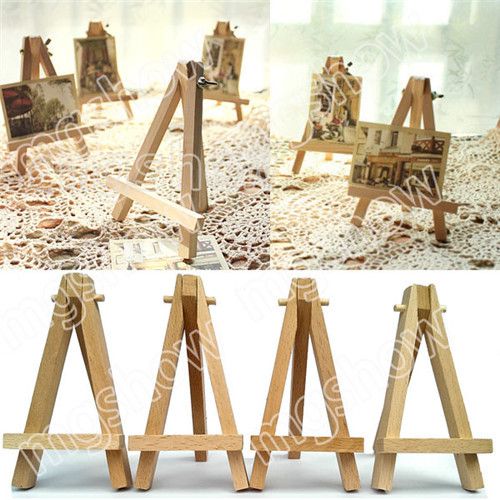 Online Cheap Wholesale Mini Display Miniature Wooden Easel Wedding