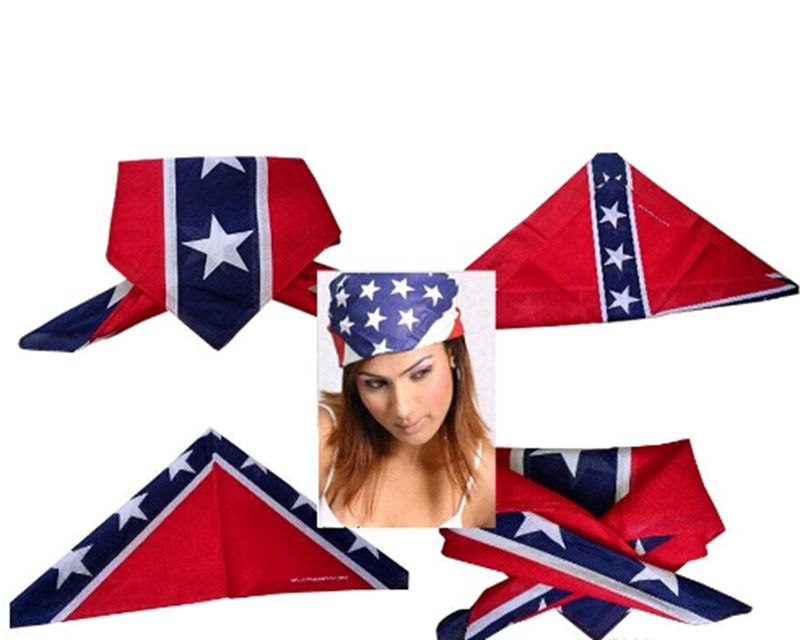 2017 Confederate Rebel Flag Bandanas Flag Print Bandana/Headband For