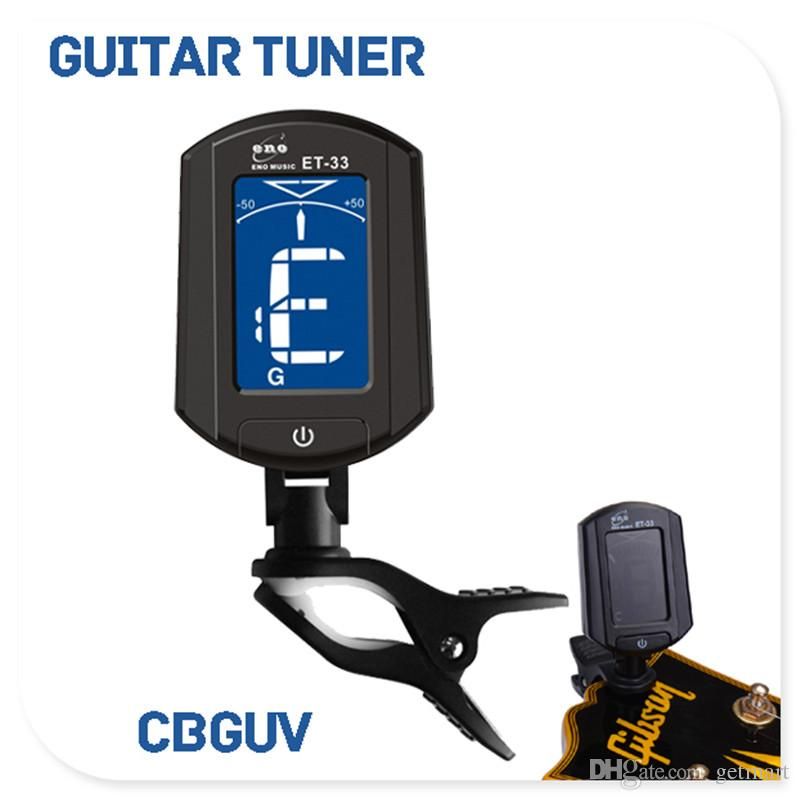 2017 Auto Mini Digital Tuner Et 33 For Guitar Chromatic Bass Violin