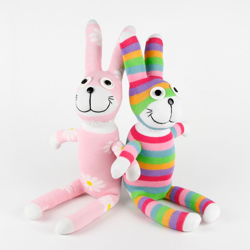 sock monkey bunny