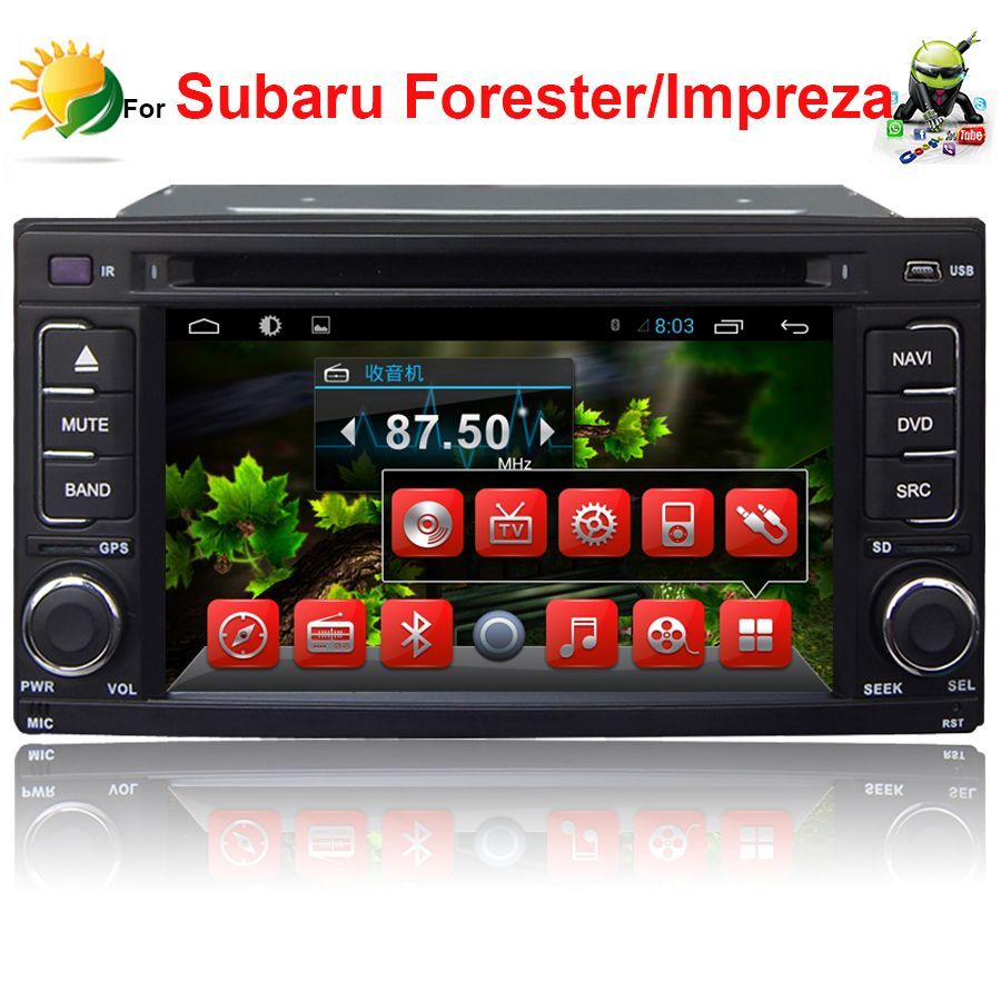 2018 2 Din Car Dvd Player For Subaru Forester Impreza Android Car Radio