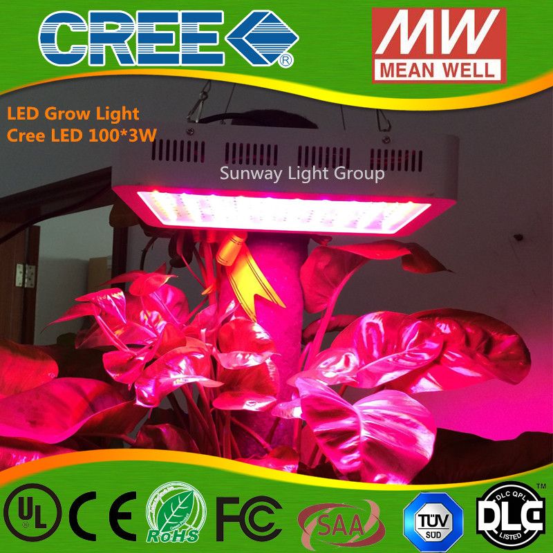 Led Grow Light 300w Cree 9 Band Full Spectrum Led Grow Lights Red Blue