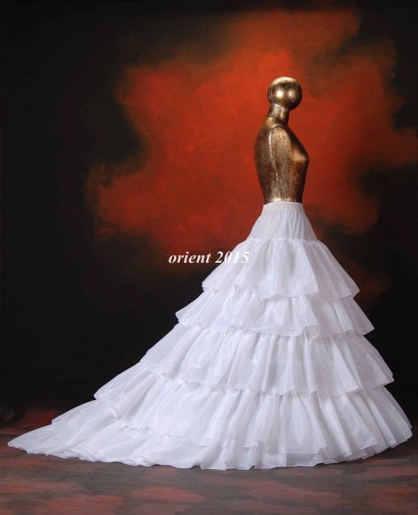 New White/Ivory 5 Layers Petticoats Wedding Dress Underskirt 2014 Ball