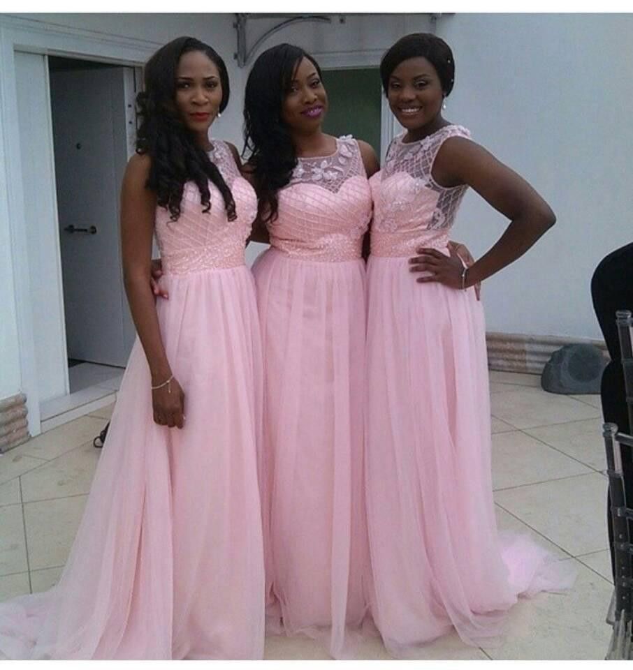 Yellow African Wedding Dresses