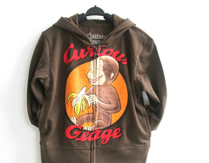 2017 New Curious Boys Long Sleeve Autumn Hoodies Sweatshirt