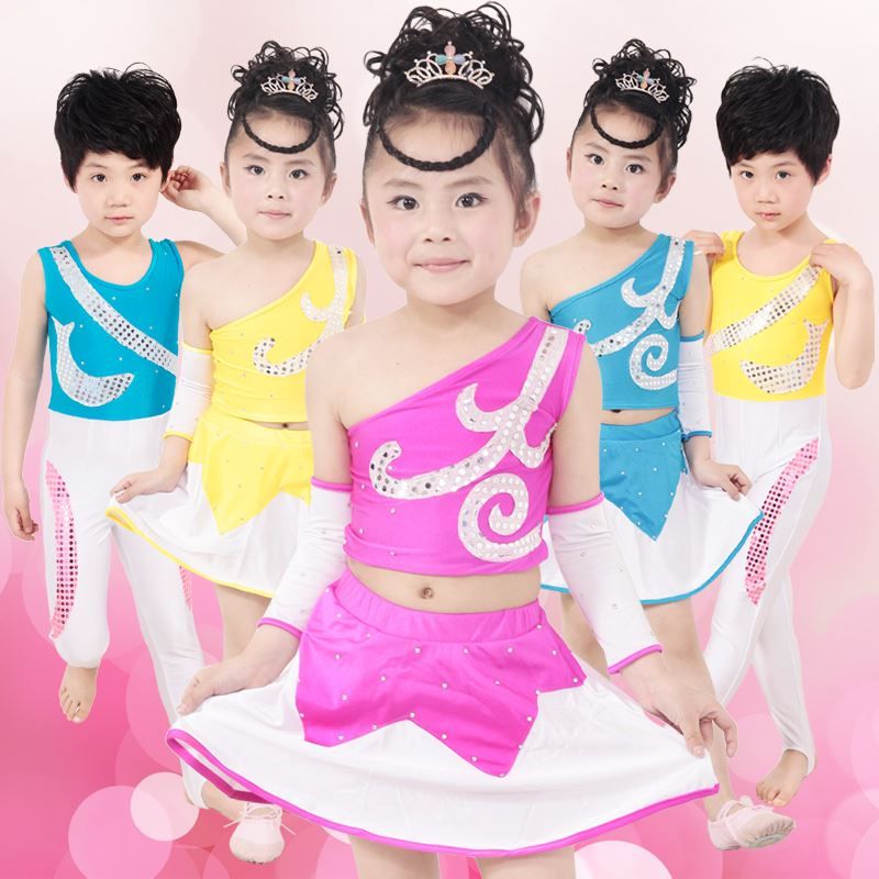 2017 Children'S Clothing Children Latin Dance Aerobics Performance