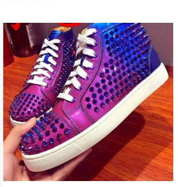 Brand Red Bottom Sneaker Men Women spike Flats Casual Shoes For ...
