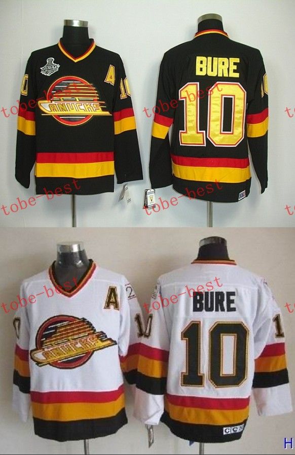 2017 Vancouver 10 Pavel Bure Cheap Hockey Jerseys Ice Winter Mens